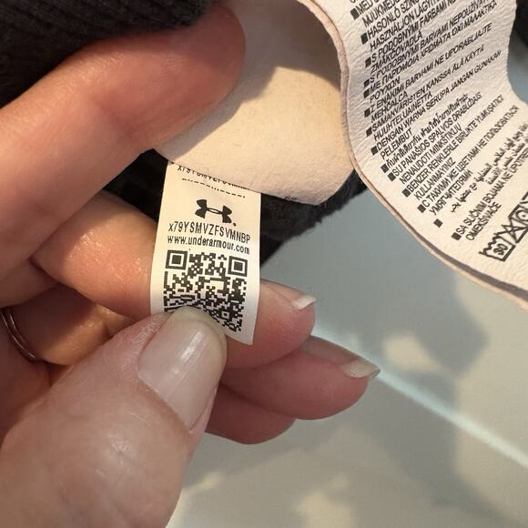 Under Armour Sweatshirt Mens Small Black Rival Fitted Loose Fleece Hoodie - Picture 15 of 16